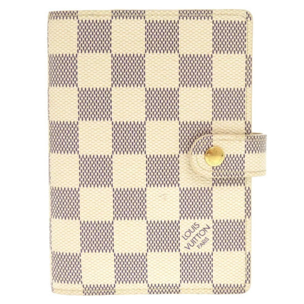 Louis Vuitton Agenda Damier Azur White notebook cover white LV